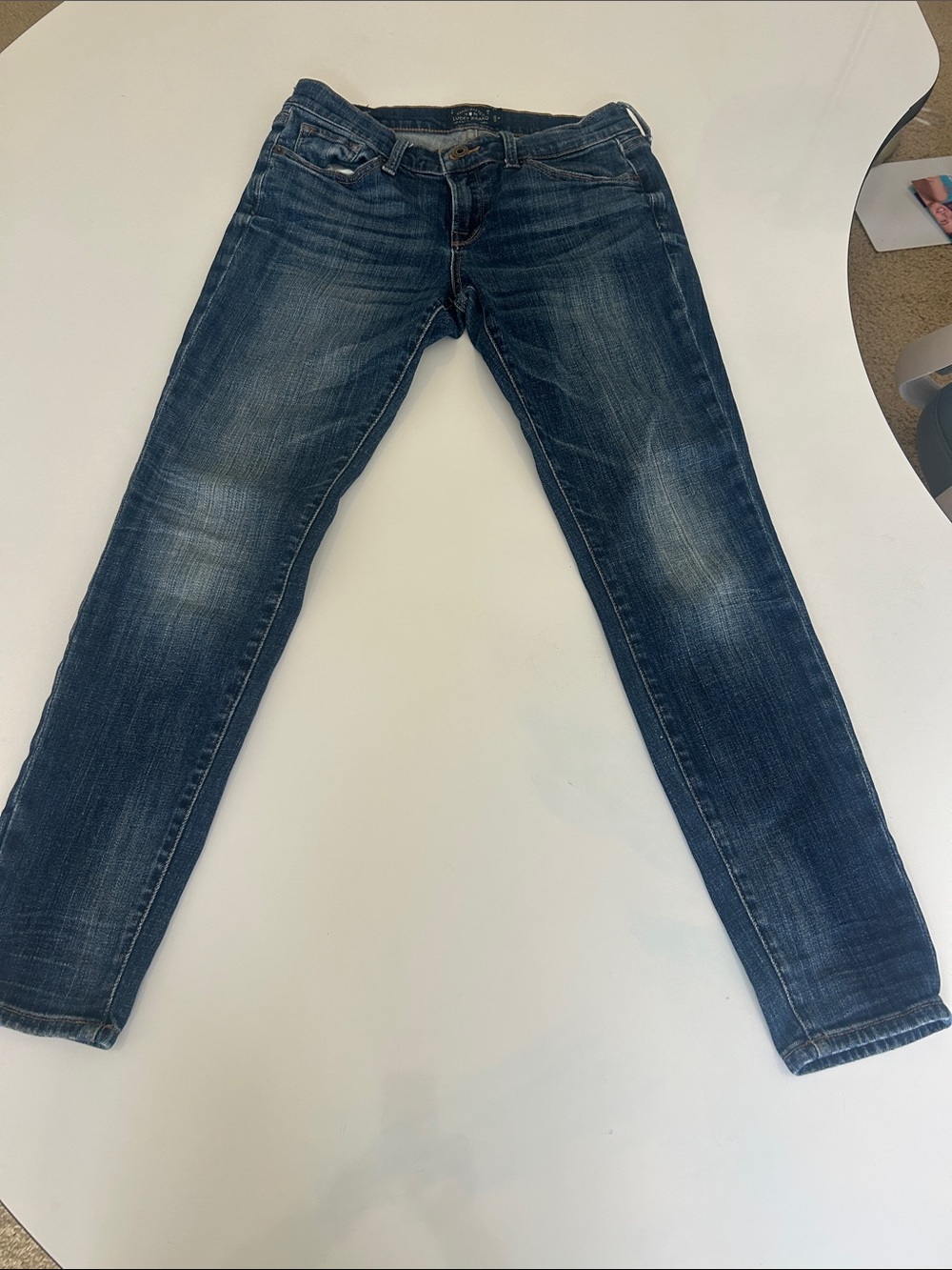 Lucky Brand Dark Wash Slim Straight Jeans - Faded